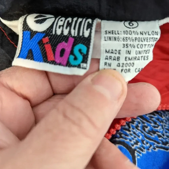 Vintage Kids Color Block Jacket 6 - Picture 2 of 3